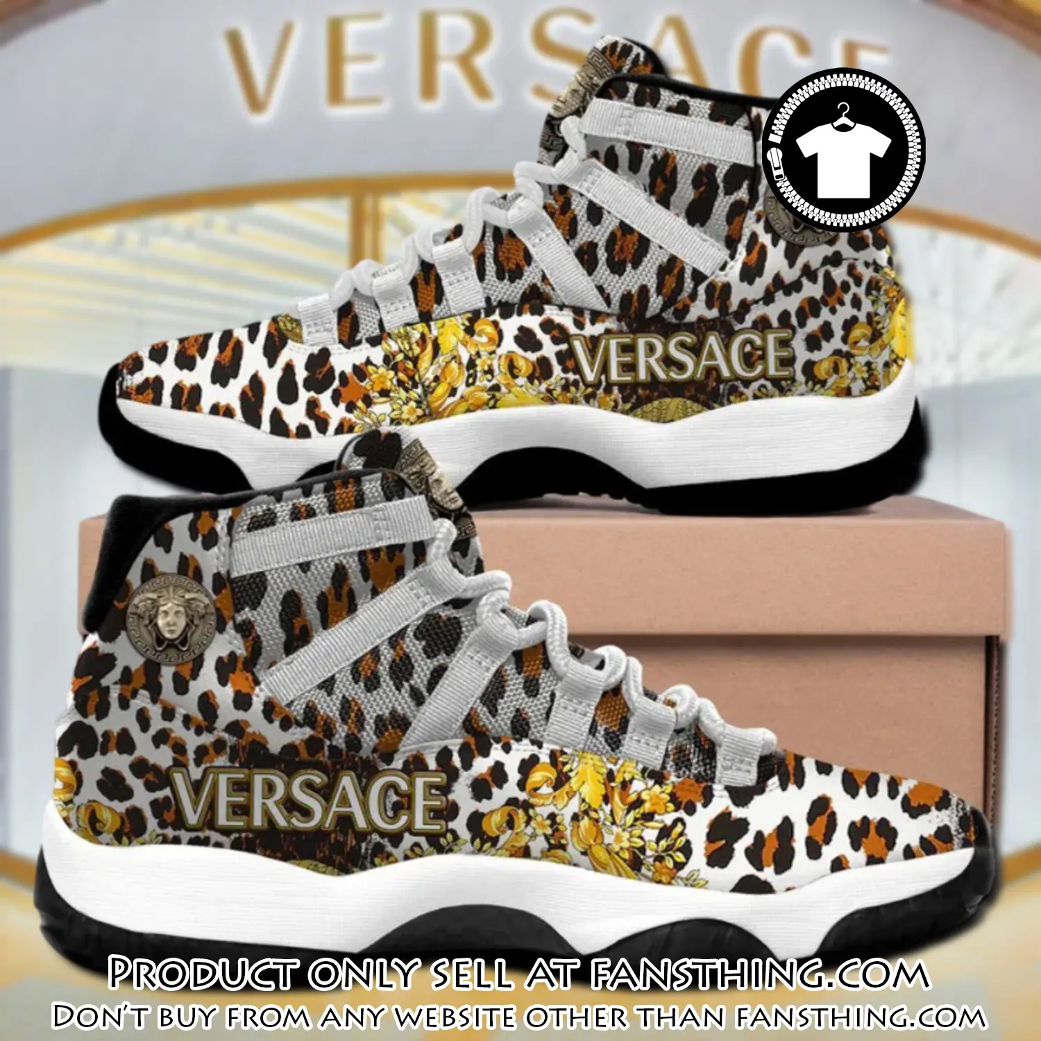 Gianni versace leopard air jordan 11 sneakers shoes hot  for men women fst4547786